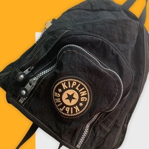 KIPLING Back Pack Black Knapsack